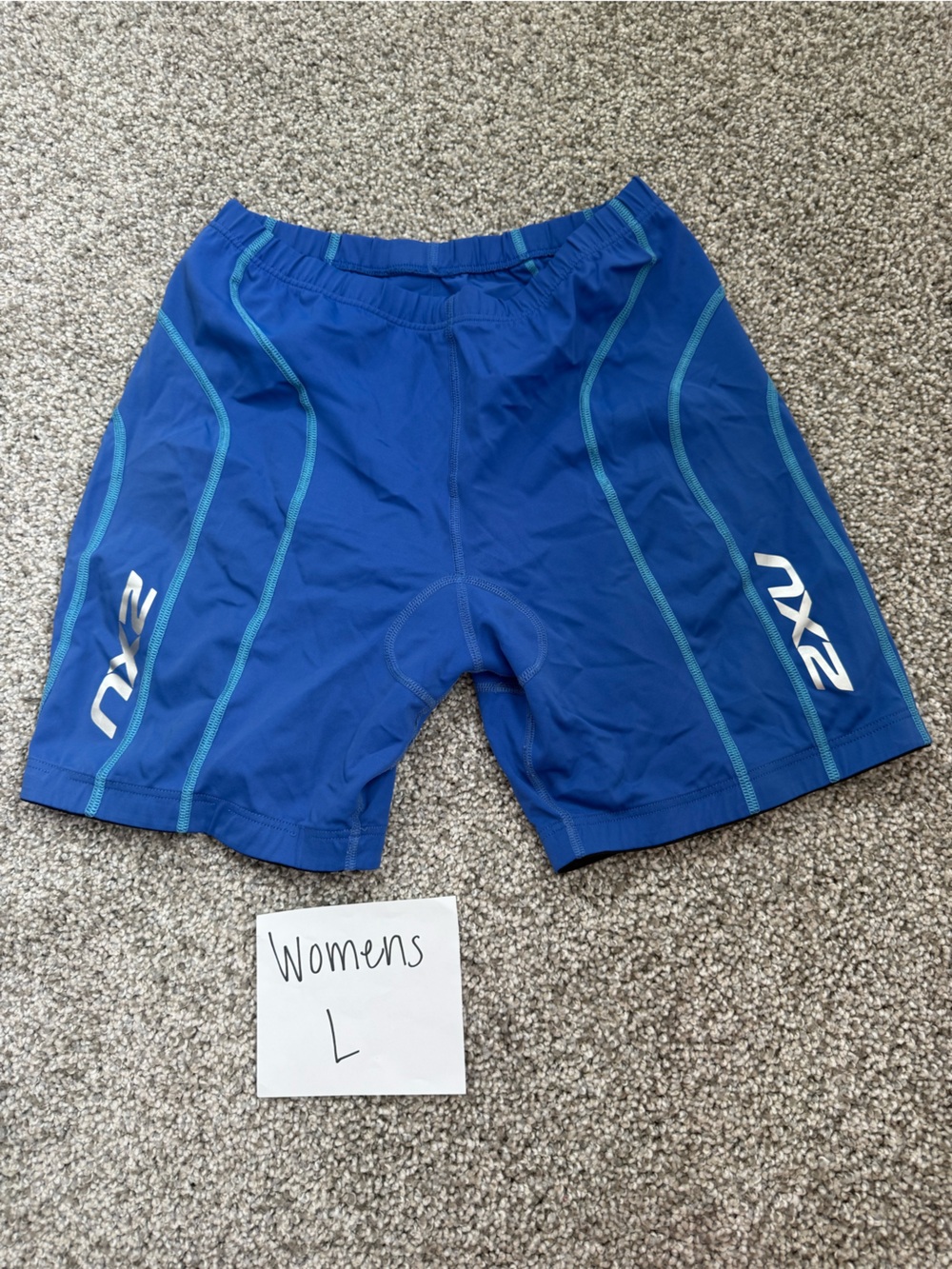 2XU Blue bike shorts